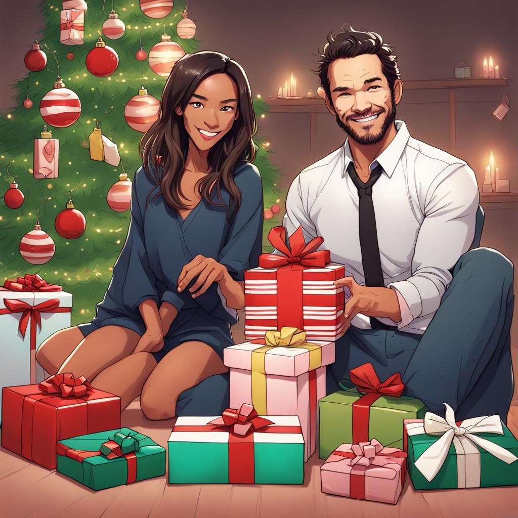 Mark-Paul Gosselaar and Kylie Bunbury in Anime Style