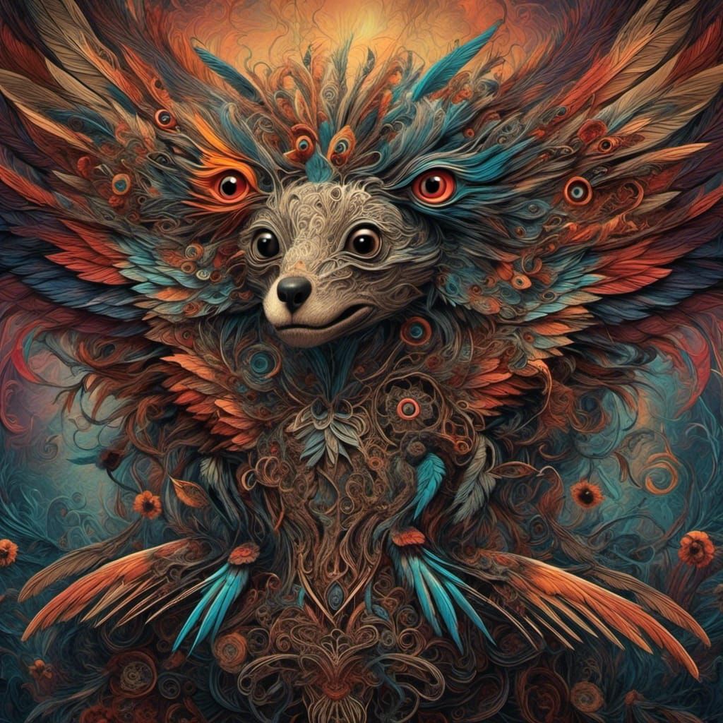 <lora:PurpleRandomWolves:1.0> intricate details, HDR, beauti...