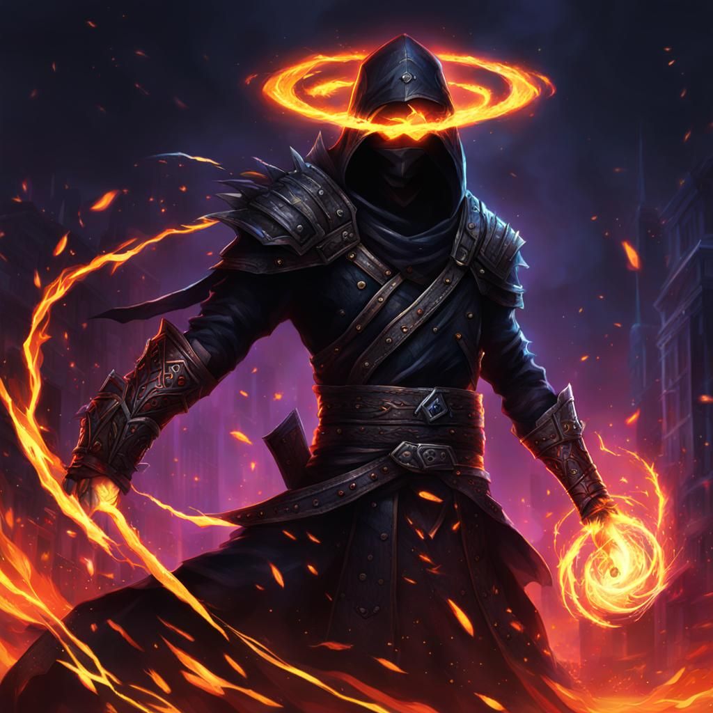 Electric and Fire Shadow Assassin