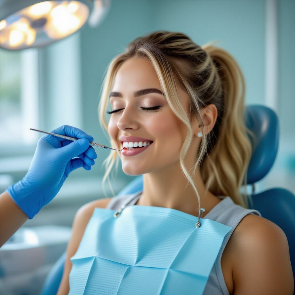 Dentist Filling Cavity With Cinematic Lighting