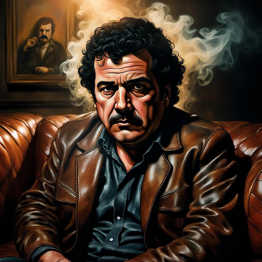 Intense Portrait in the Style of Francis Bacon