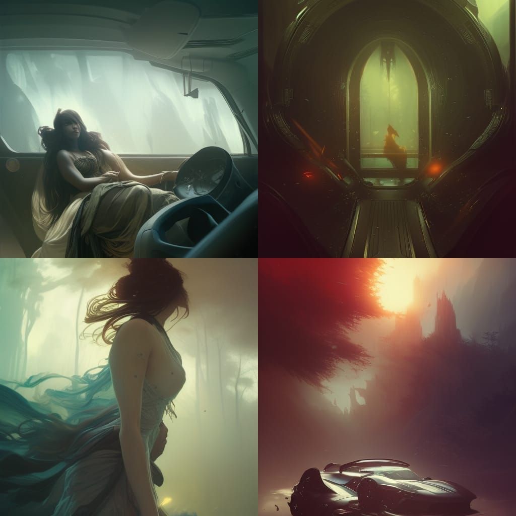 Dark Fantasy Backseat Rider in 8K Resolution