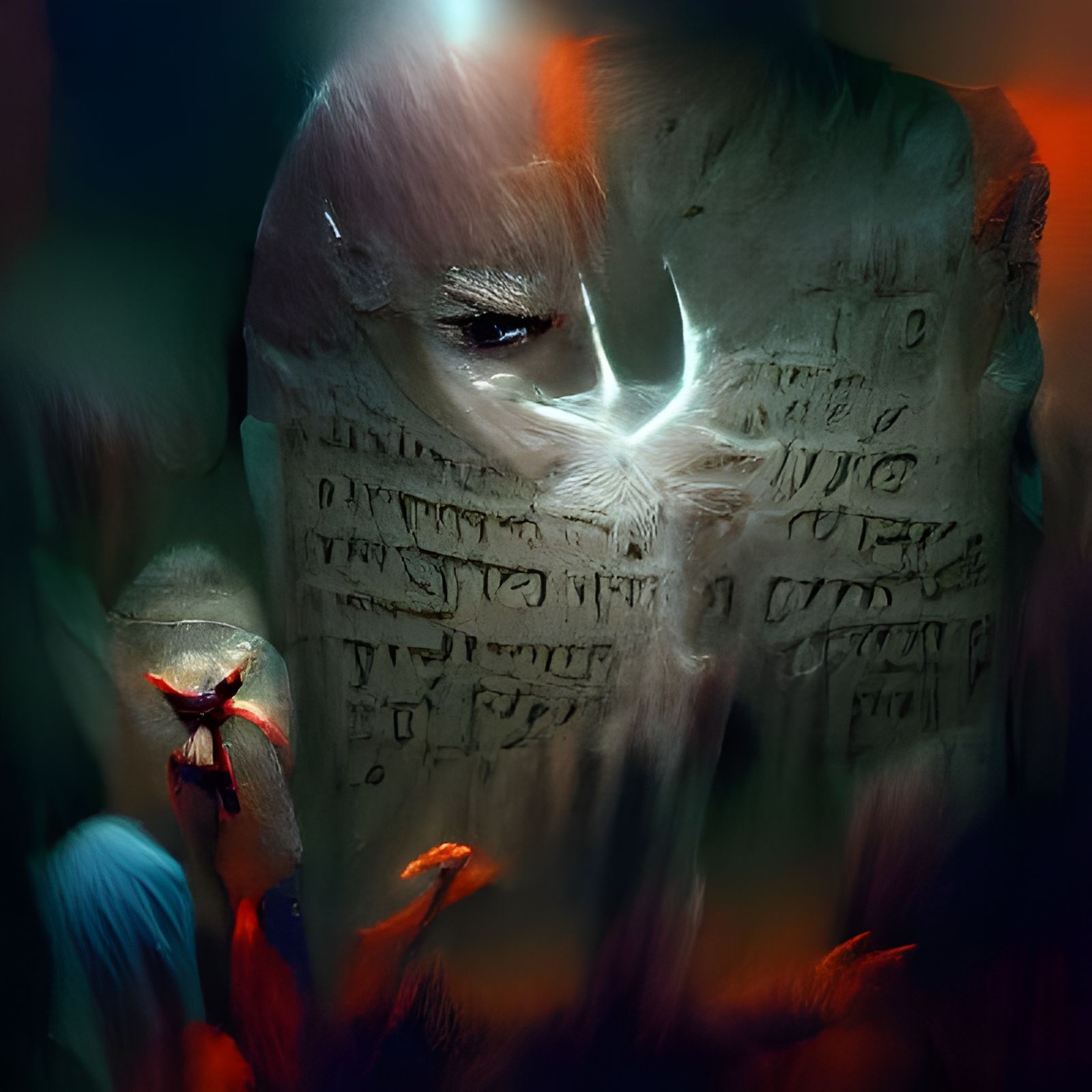 Sinister Phoenician Inscription Stone