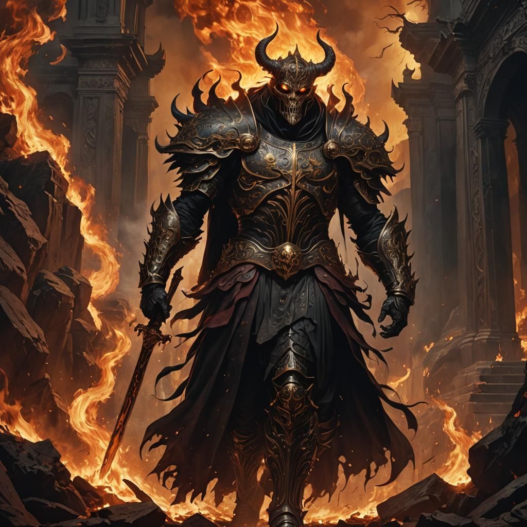 Hades, God of the Underworld: Fantasy Concept Art