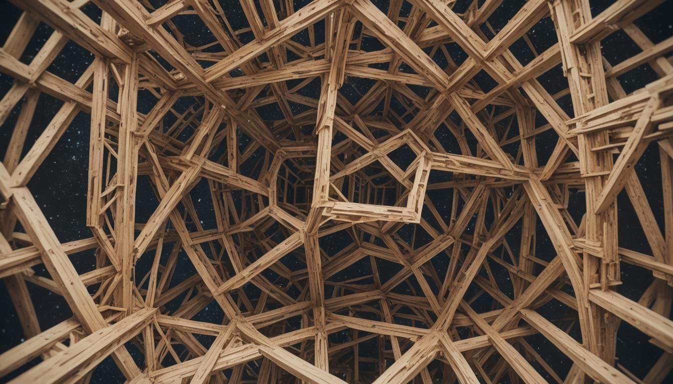 prototype cosmic wooden framework by crazy carpenter in "M. ...