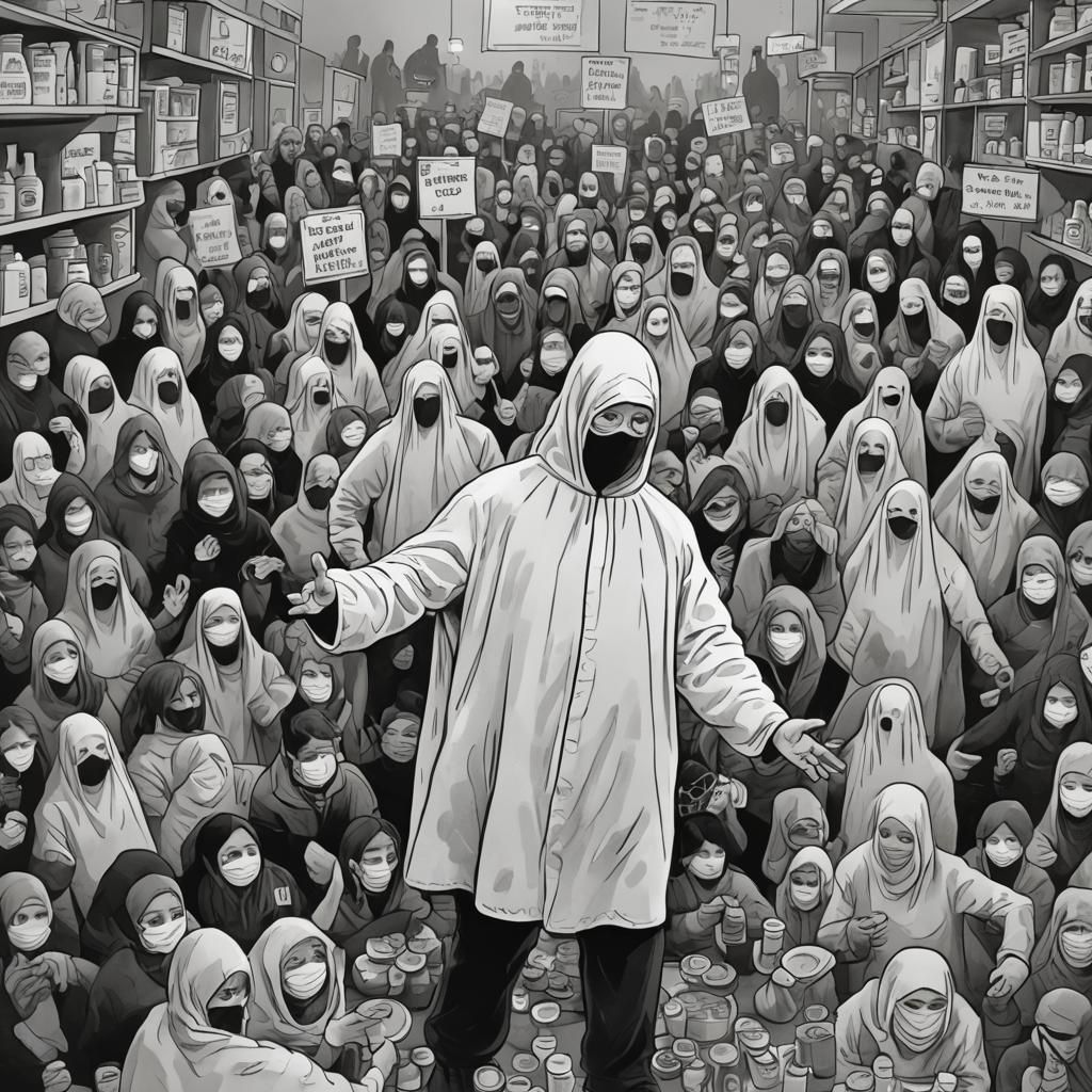 Pandemic Ghost Town: Detailed Matte Painting