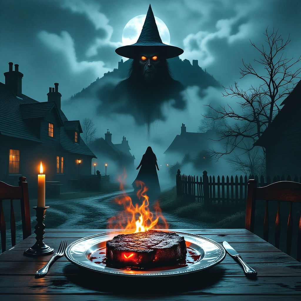 Gothic Horror Movie Poster: The Pendle Witch