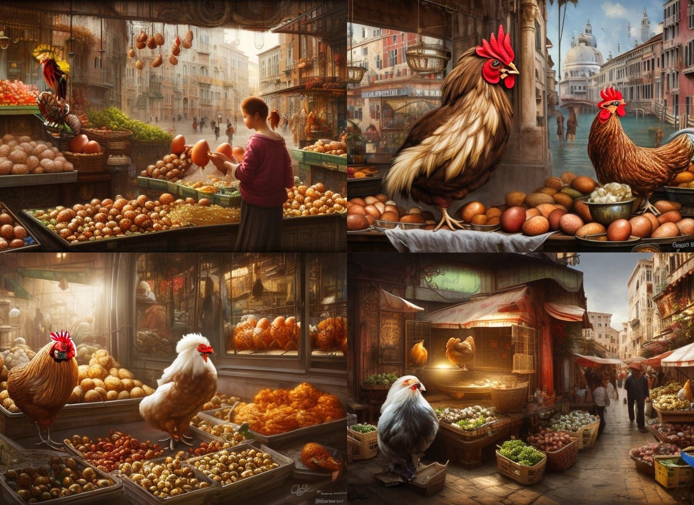 Cute Chicken Shops for Eggs in Venice