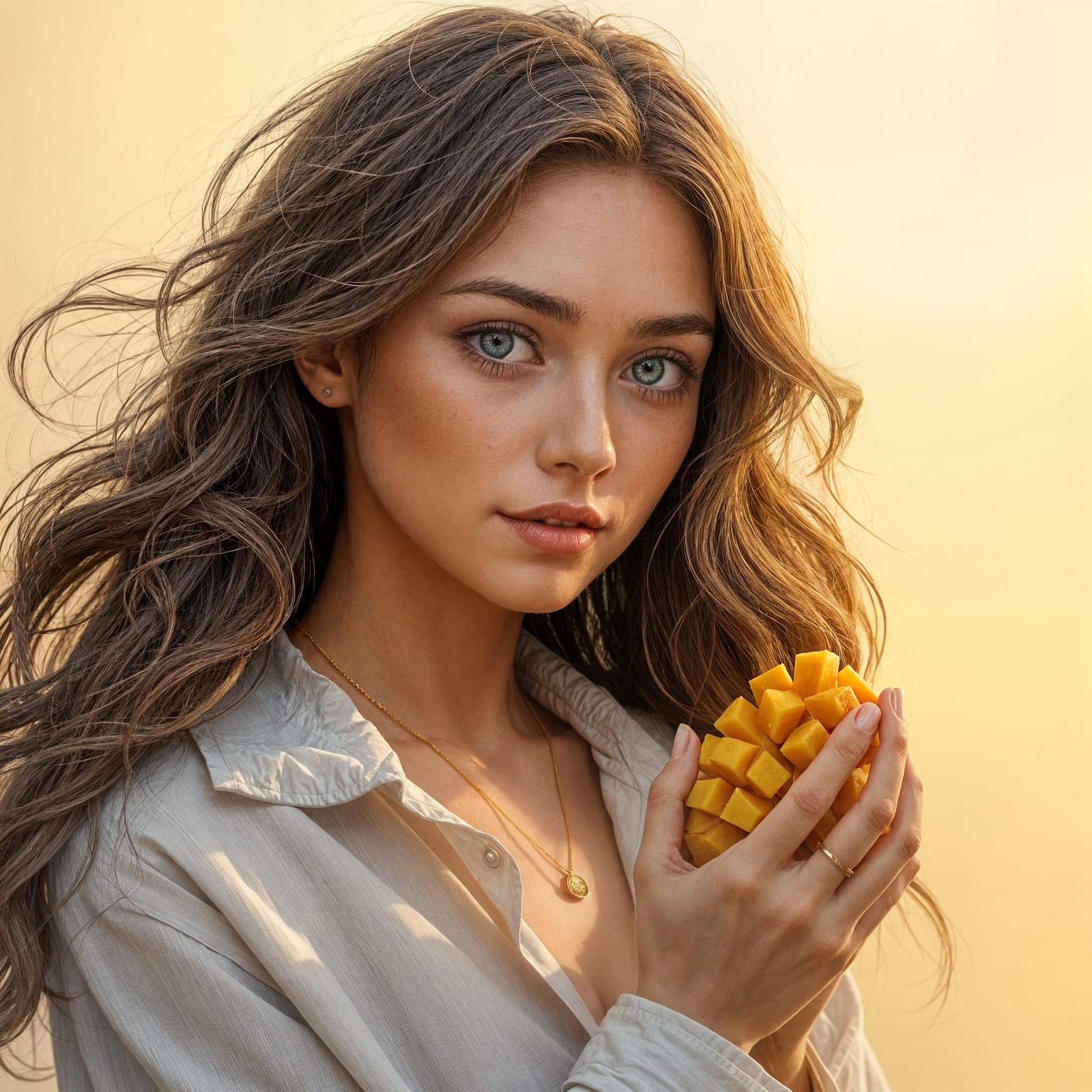 Effortless Elegance: Woman in Serenity