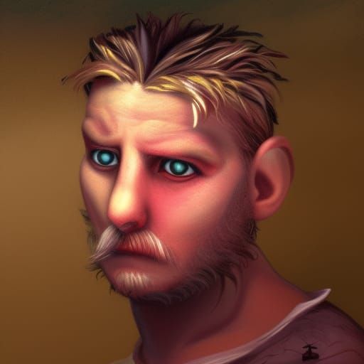 Sinister Horror Image of Child Abuse Survivor