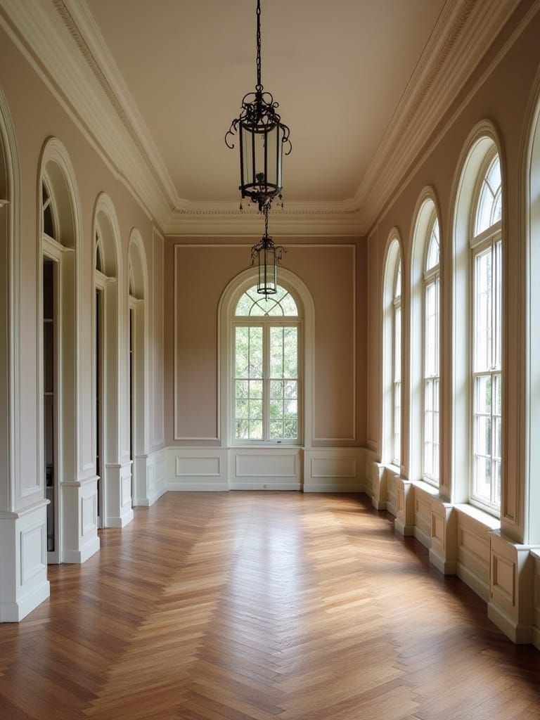 Elegant Palladian Parlor Interior Design