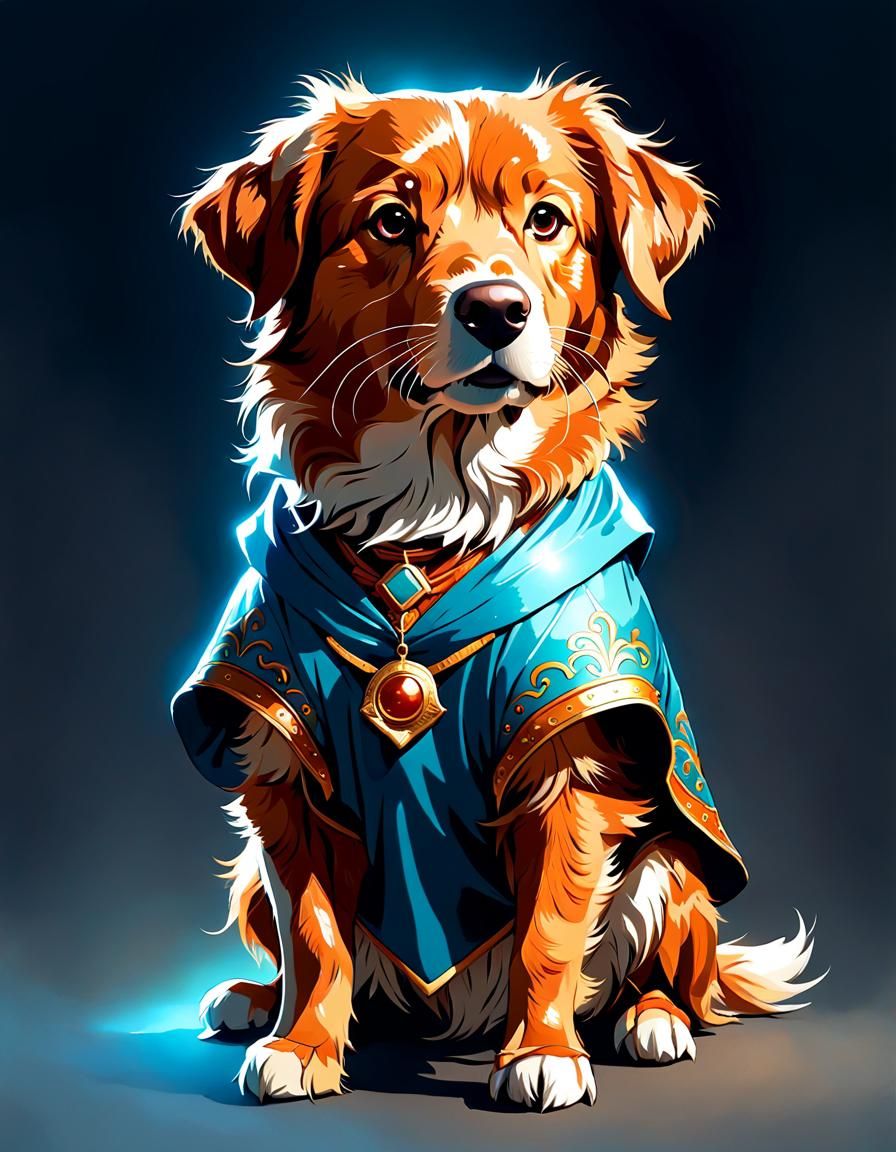 Aladdin Dog: Nova Scotia Duck Tolling Retriever Portrait