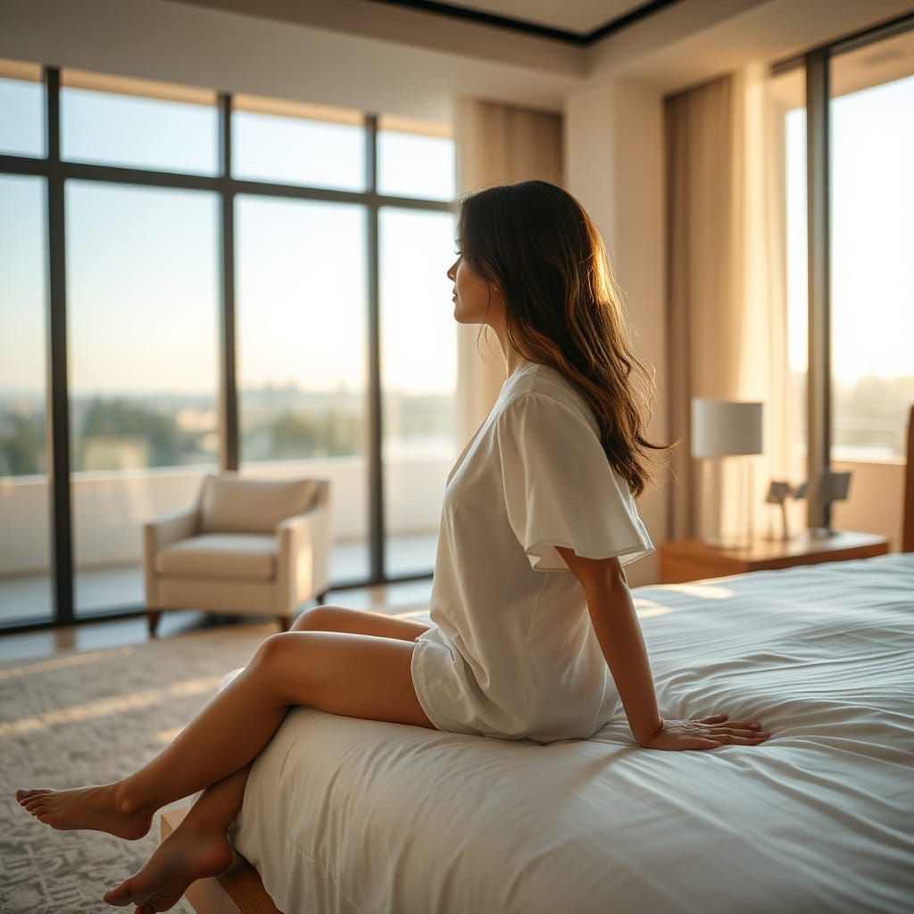 Luxury Hotel Room Interiors in Soft Focus