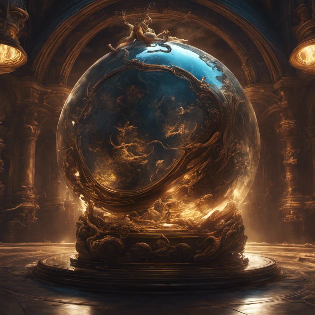 Duck Sphere: A Dark Fantasy Concept Art