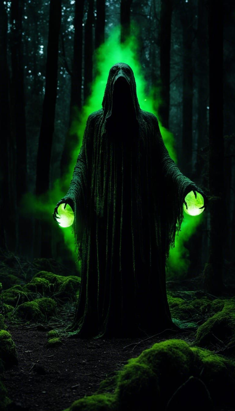 Ethereal Nazgûl Wraith in an Iridescent Composition