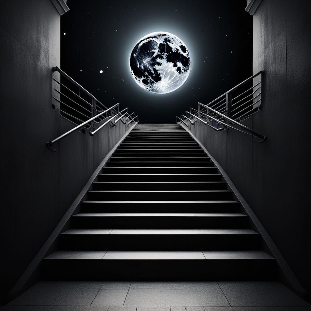 Stairway to Parallel Universe Under Black Sun