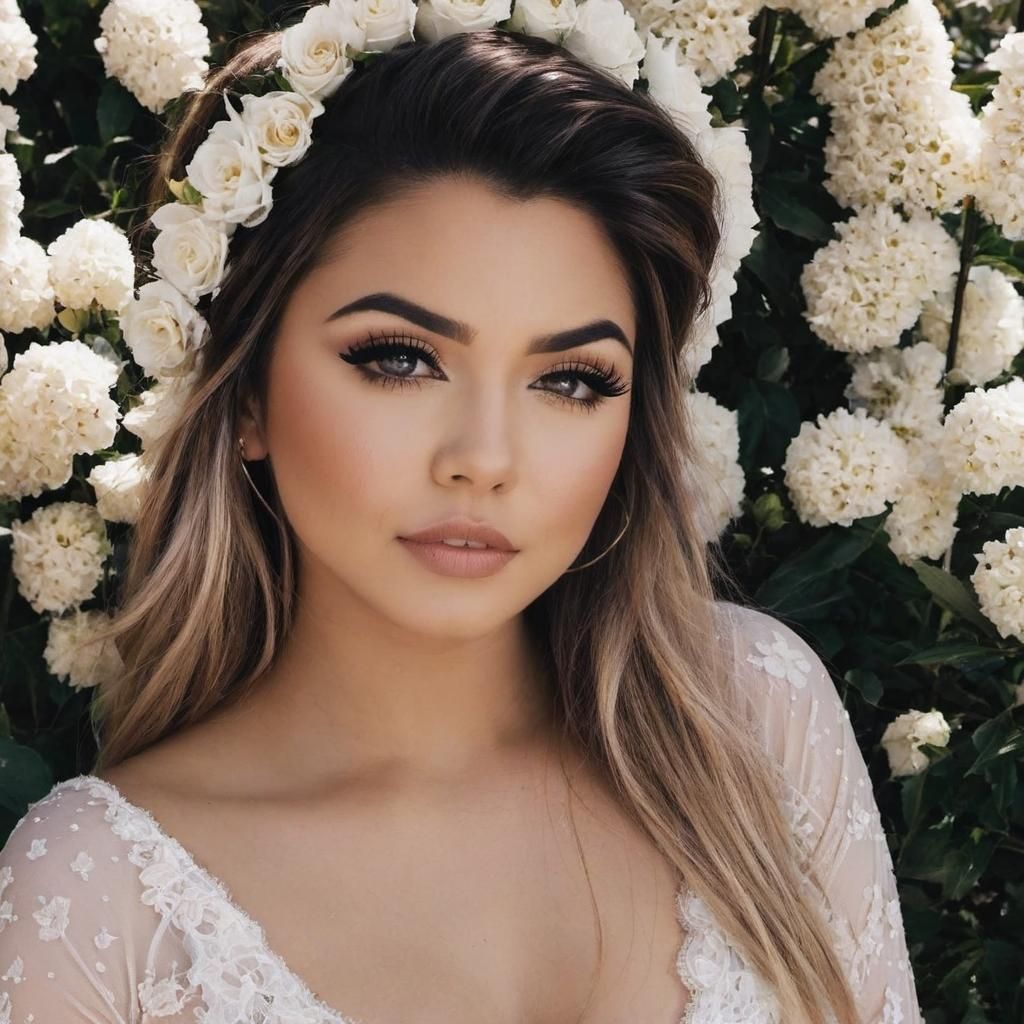 Lonely Figure in Desolate Landscape