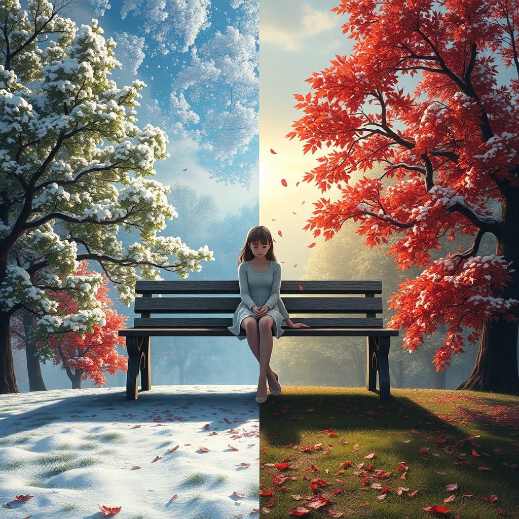 Four Seasons Girl: Fantasy Concept Art