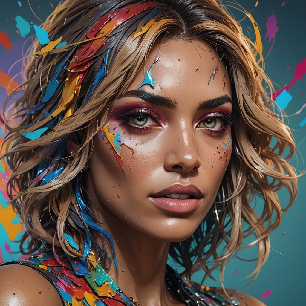 Hyperrealistic Image of Two Transgender Individuals