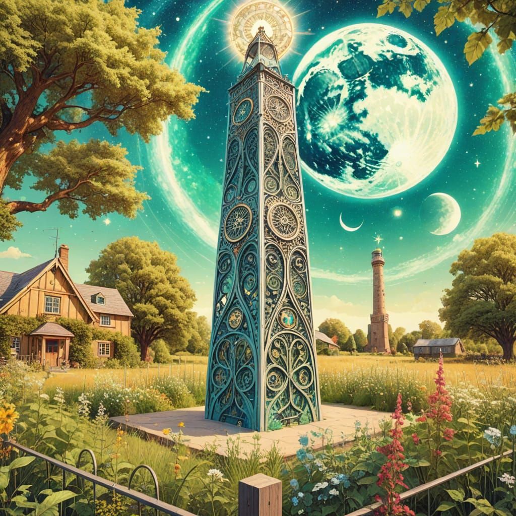 Really Useful Obelisk solar power station