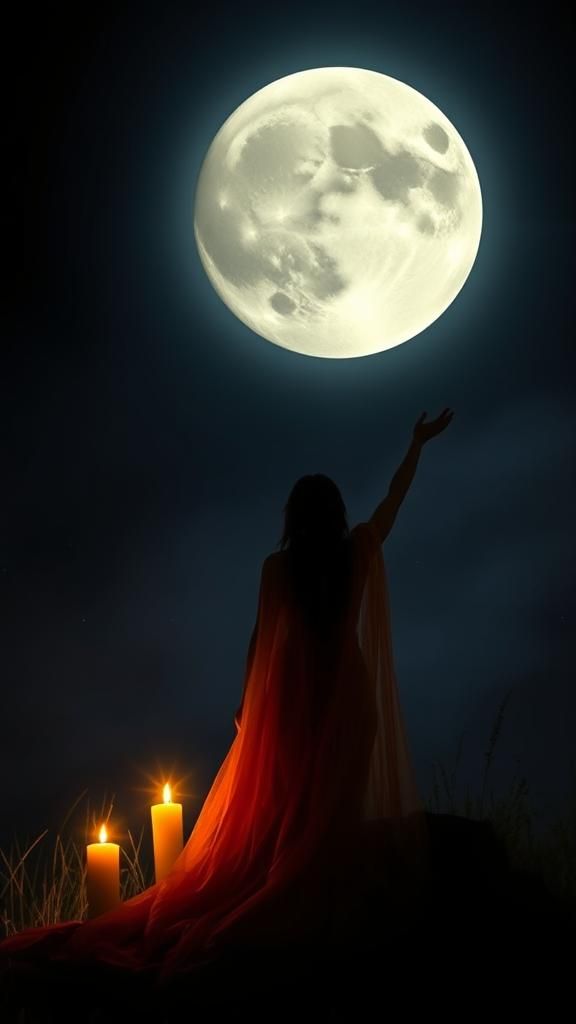 In the darkest of night, under the full moon empaths manifes...