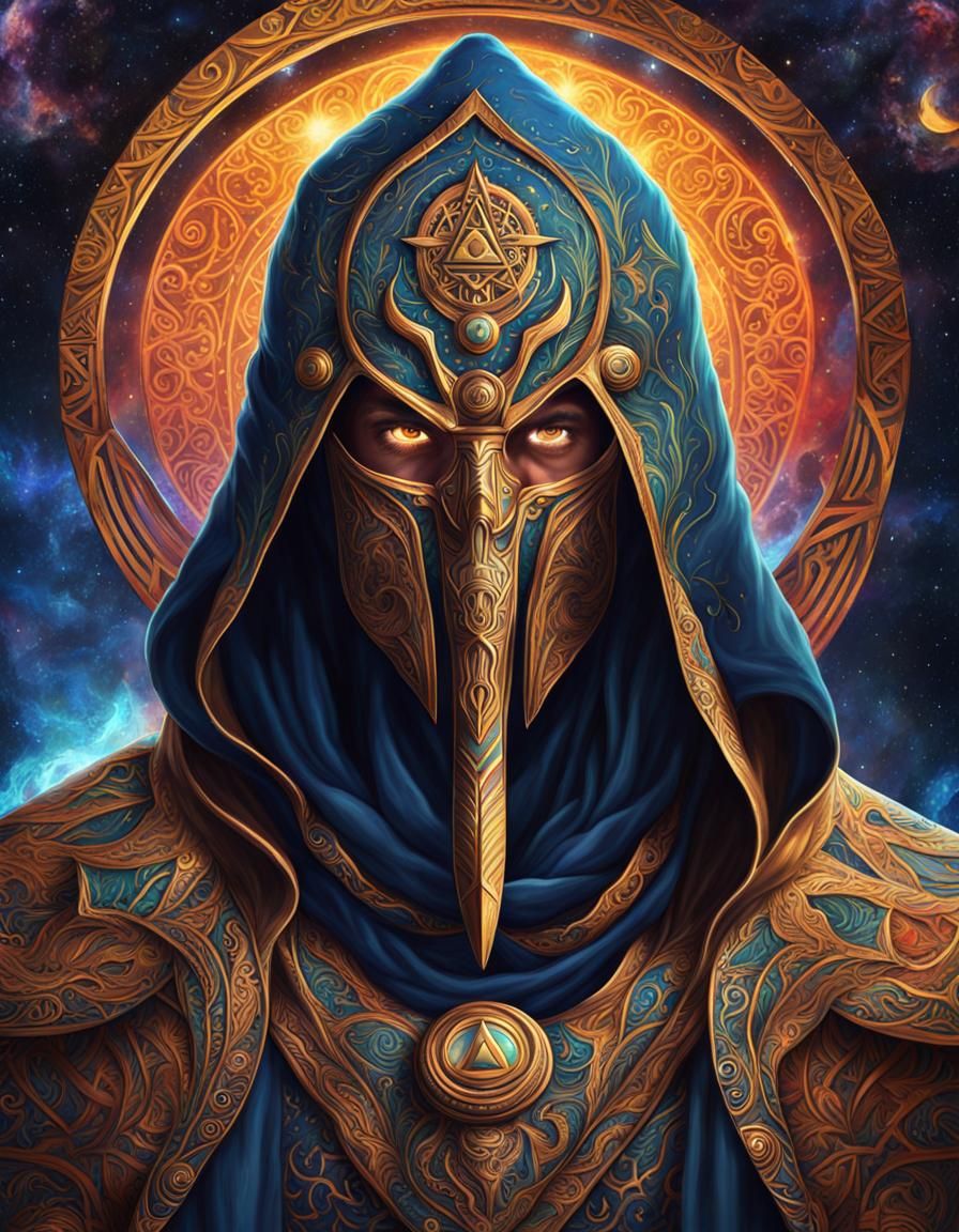 a hooded magician warrior 2