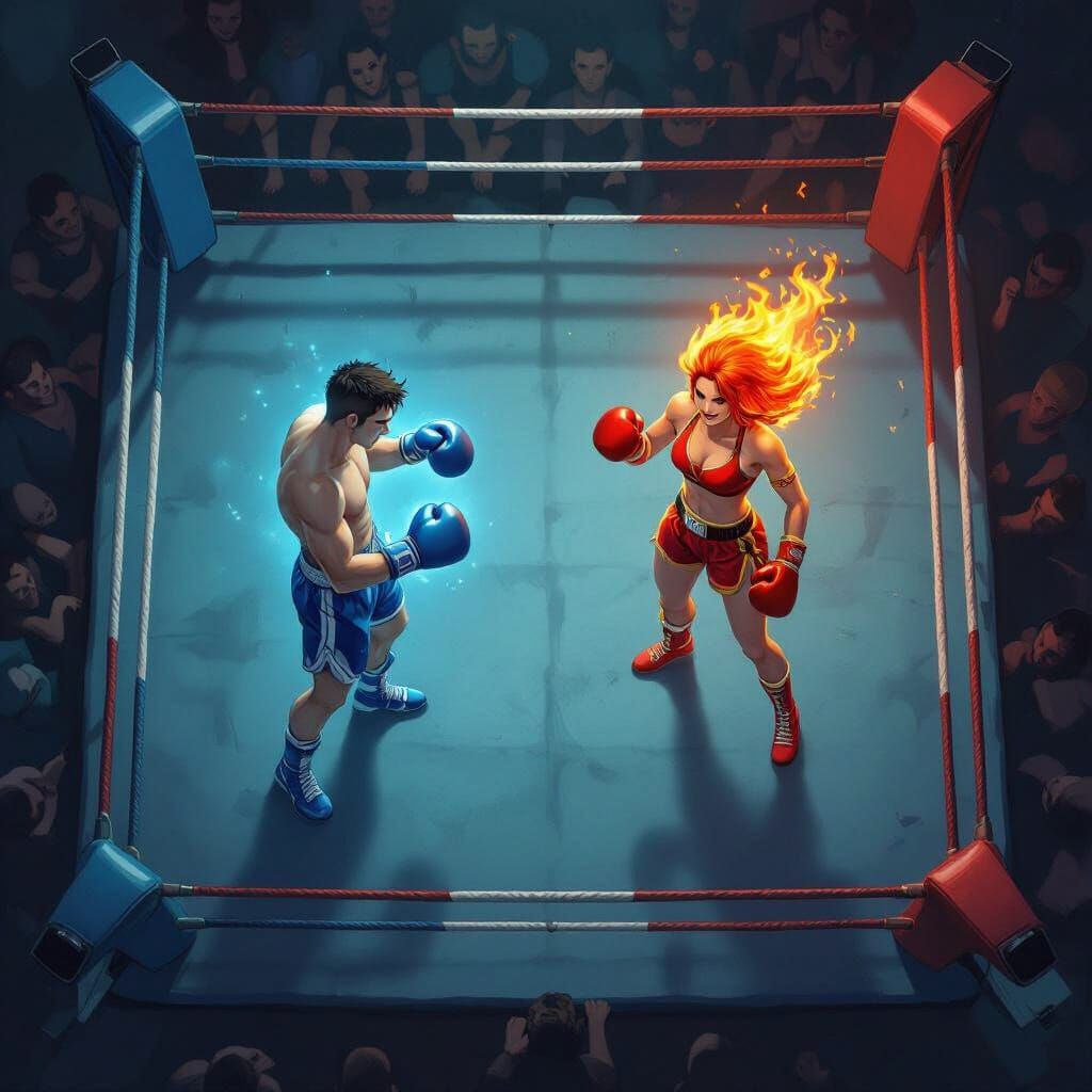 Boxing Match: Jace, Chandra, and Garruk in the Ring