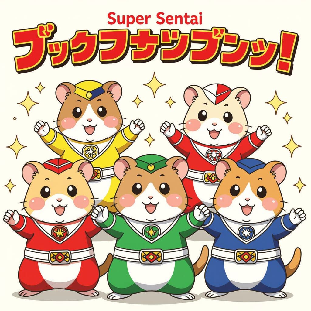 Heroic Hamsters: A Super Sentai Parody