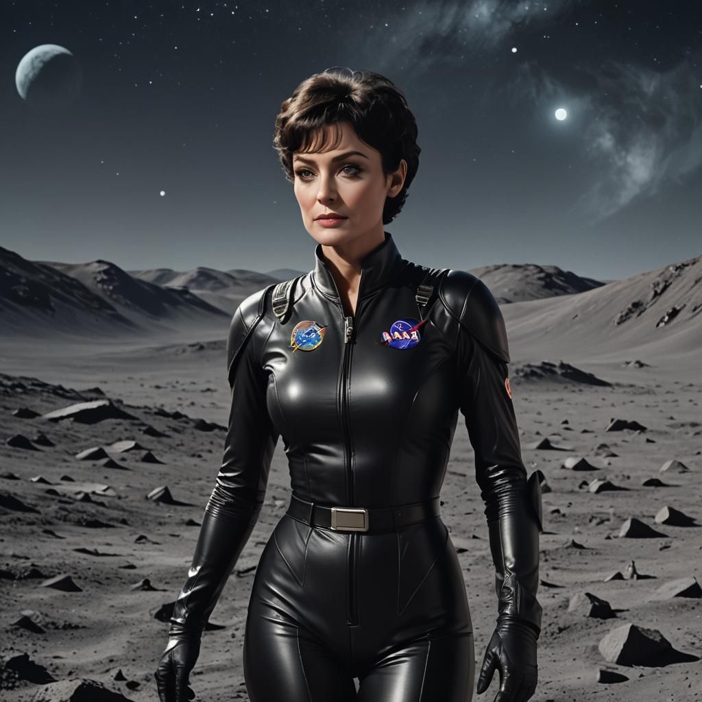 006 Sarah Douglas as Ursa on the moon.