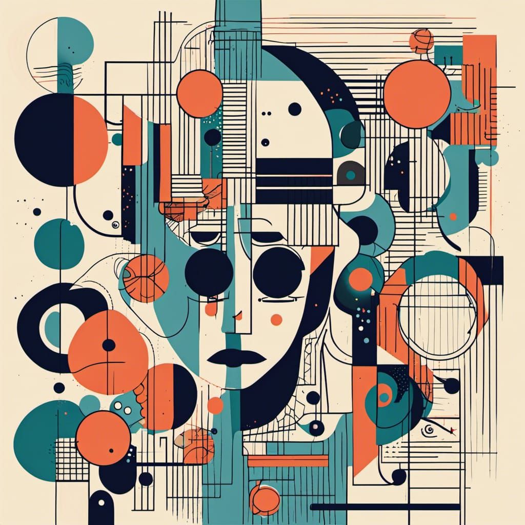 Abstract Minimalist Character Design