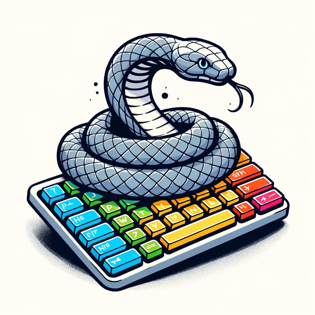 Python Programming Language as a Coiled Serpent