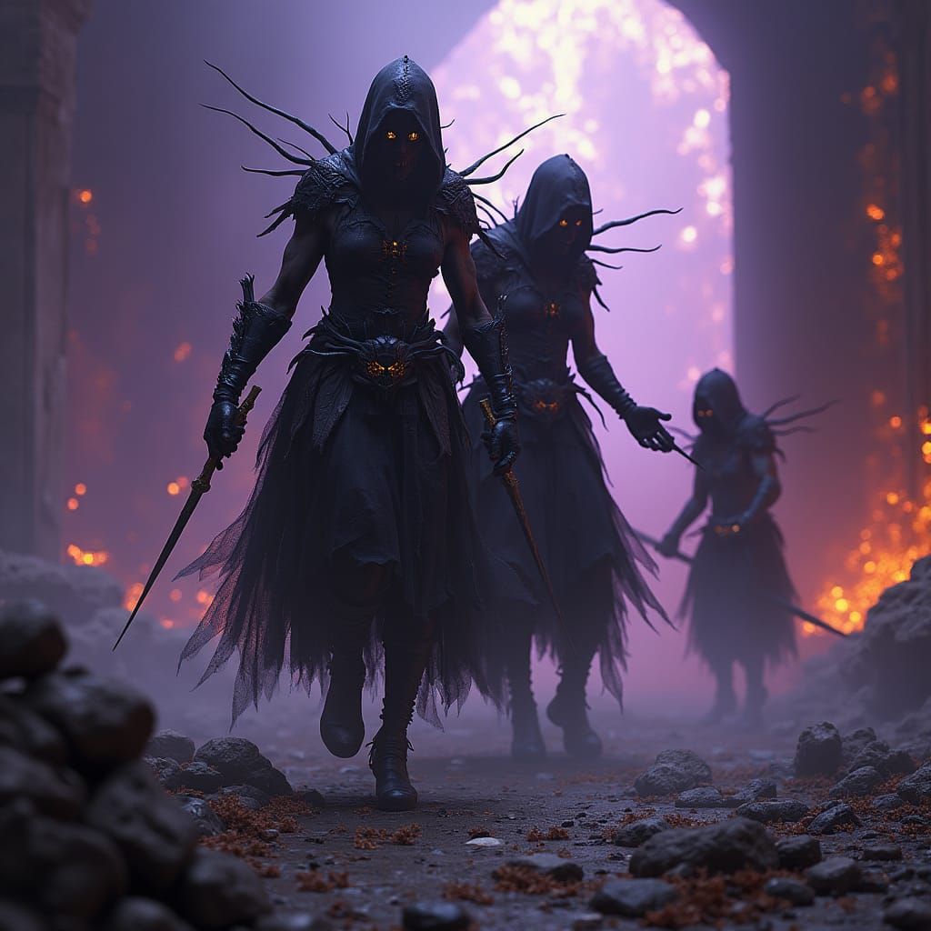 Dark Fantasy Purge Members Wreak Havoc