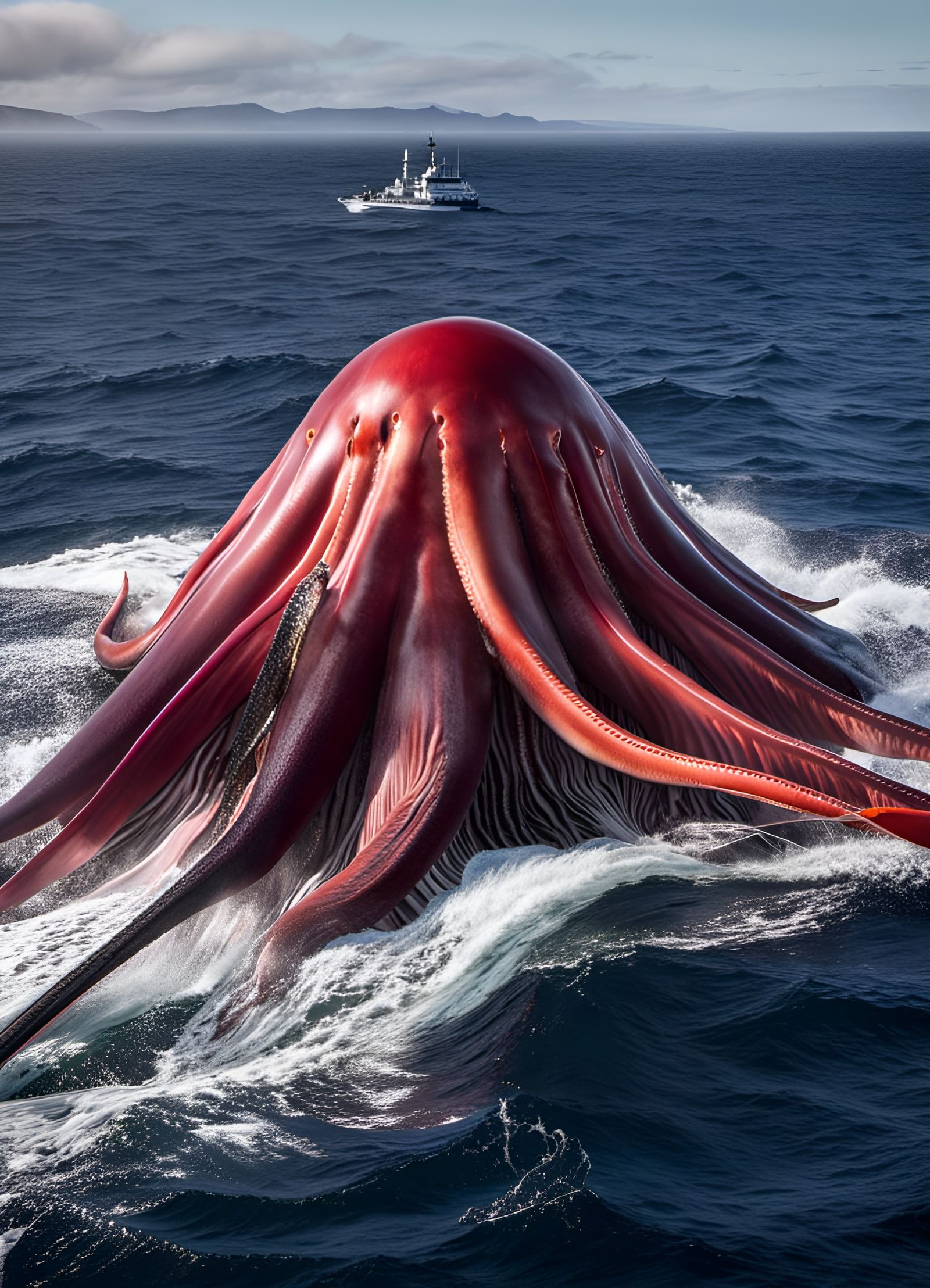 🐙🩸Deep Sea Demon Squid 🩸🐙