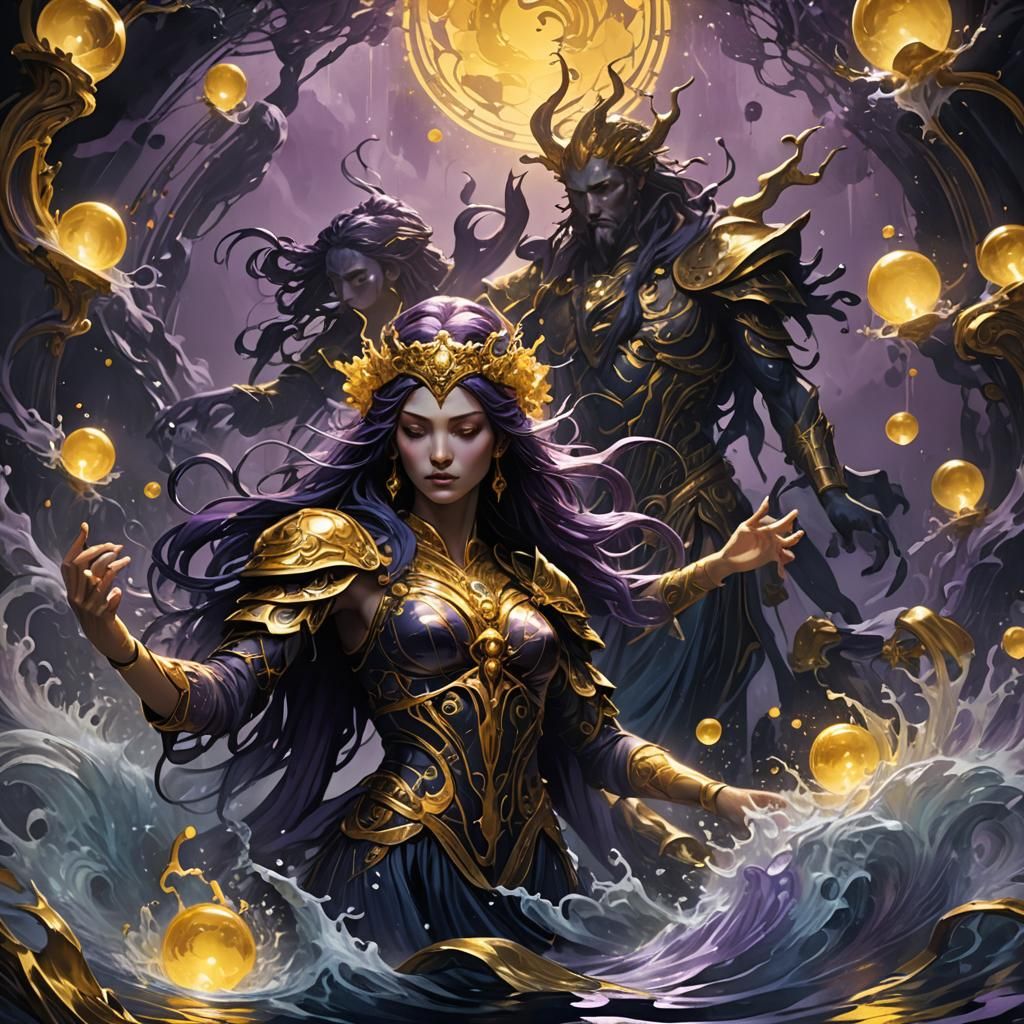 Wax Immortals Floating on Misty Water