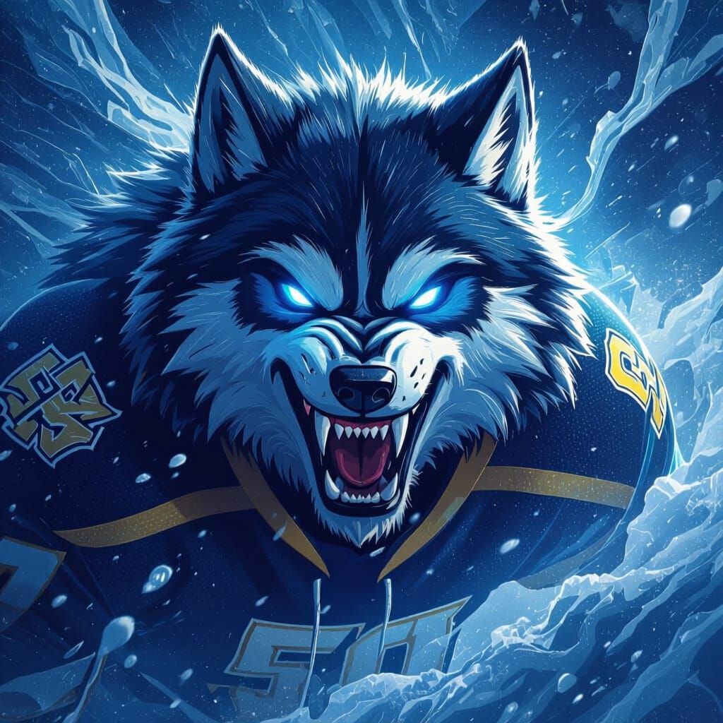 Michigan Tech Huskies Hockey Watch Party Poster