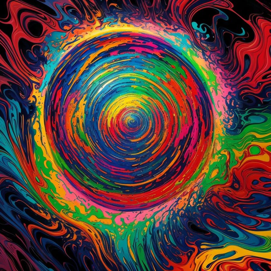 Surreal Farting Portrait in Salvador Dali Style