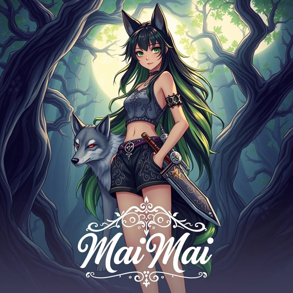 Wolf Girl of the Mystical Forest