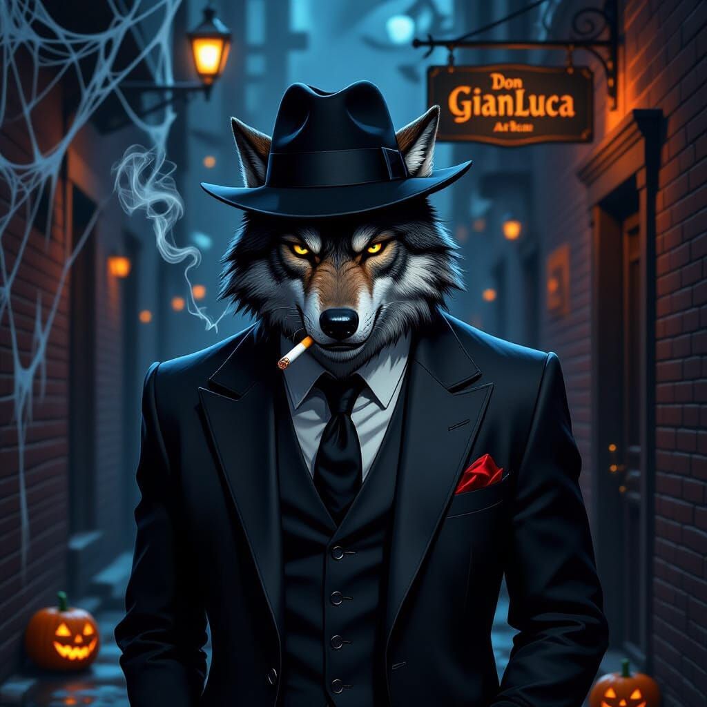 Mafia Wolf Don GianLuca in Halloween Alley