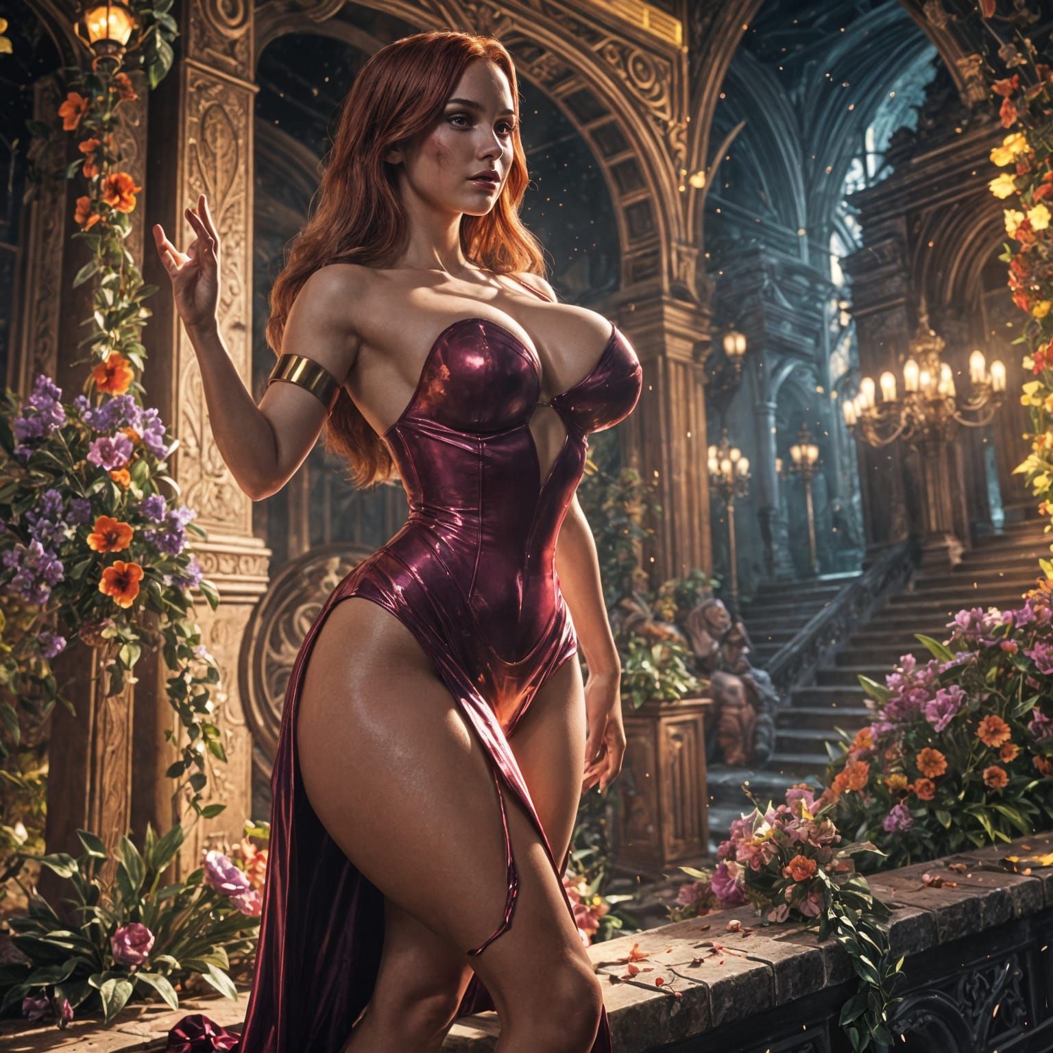 Jessica Rabbit in Dark Fantasy Performance