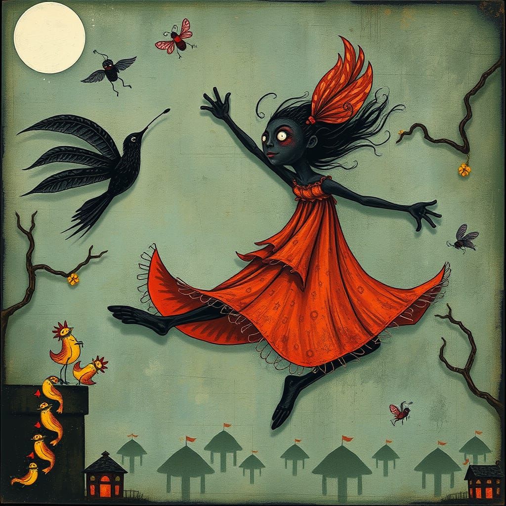 Surreal Jump Inspired by Multiple Artists