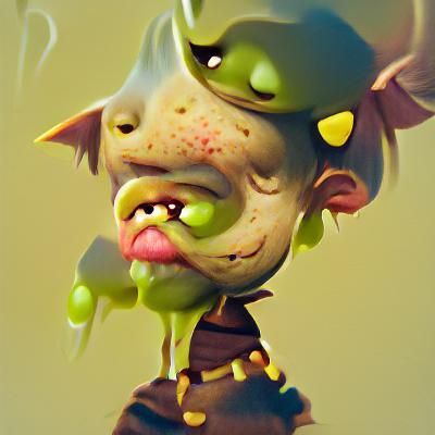 Snot Goblin Character Concept Design