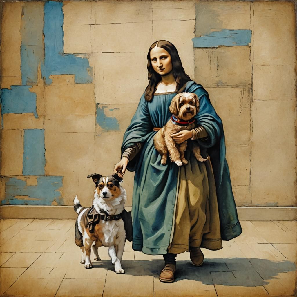 Mona Lisa Inspired by da Vinci - Joanna P.