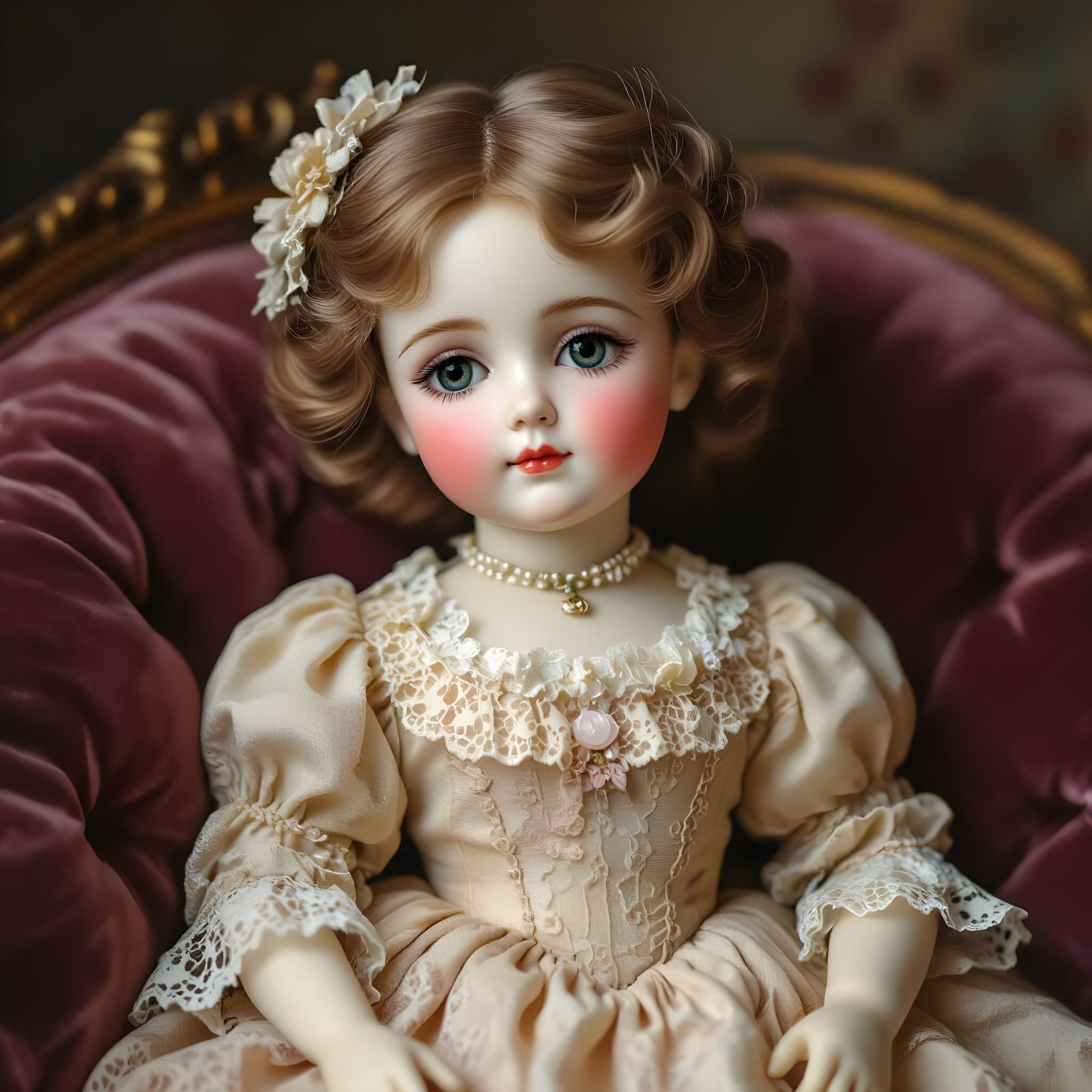 Petite Porcelain Doll Portrait