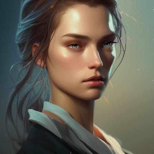 Hyperdetailed Portrait with Dynamic Lighting