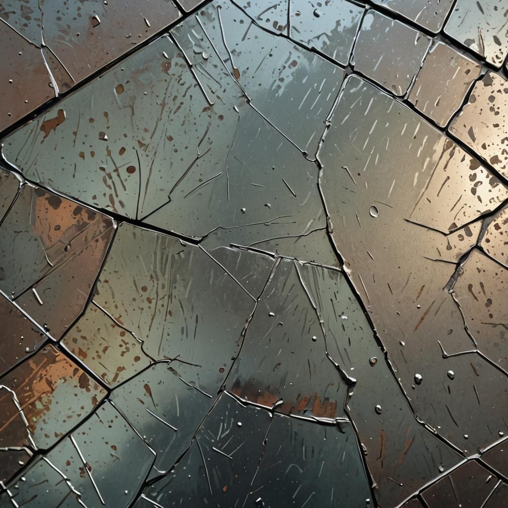 Reflective Metal Surface Macro Photography