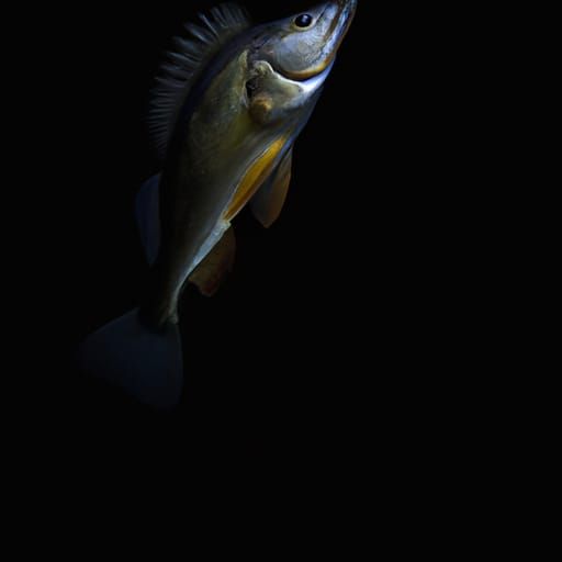 Hyperrealistic Perch Rising Up with Intricate Details