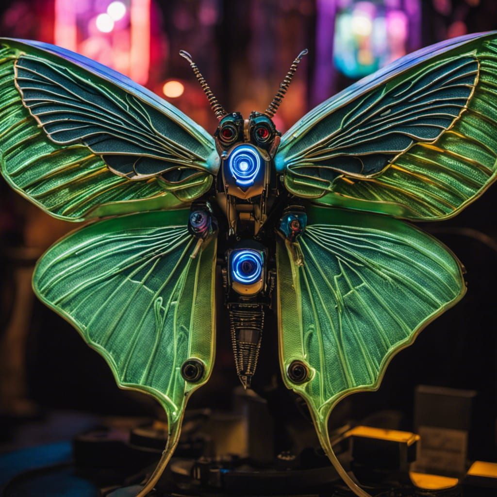 Robot Luna Moth