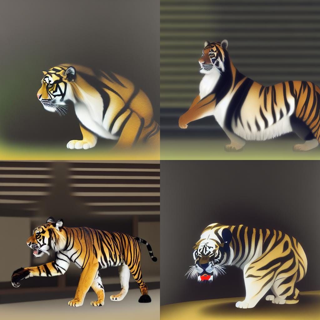 Epic Samurai Sumatran Tiger in Vibrant 8K Color