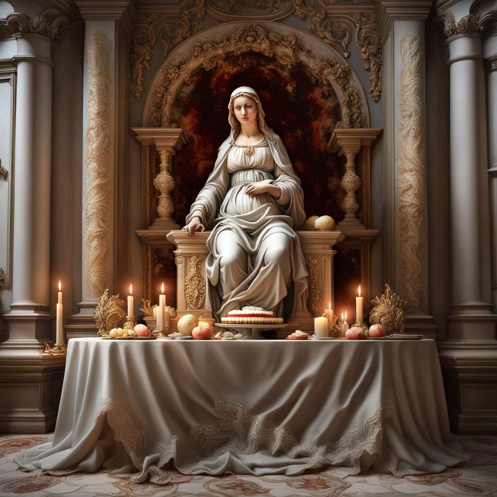 Cake Sculpture of Madonna della Pietà