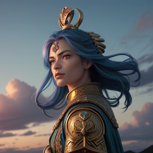 Ethereal Claddagh Ring in Celestial Realism